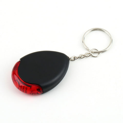 LED Torch Light whistle Sound Voice Control Keychain Locato